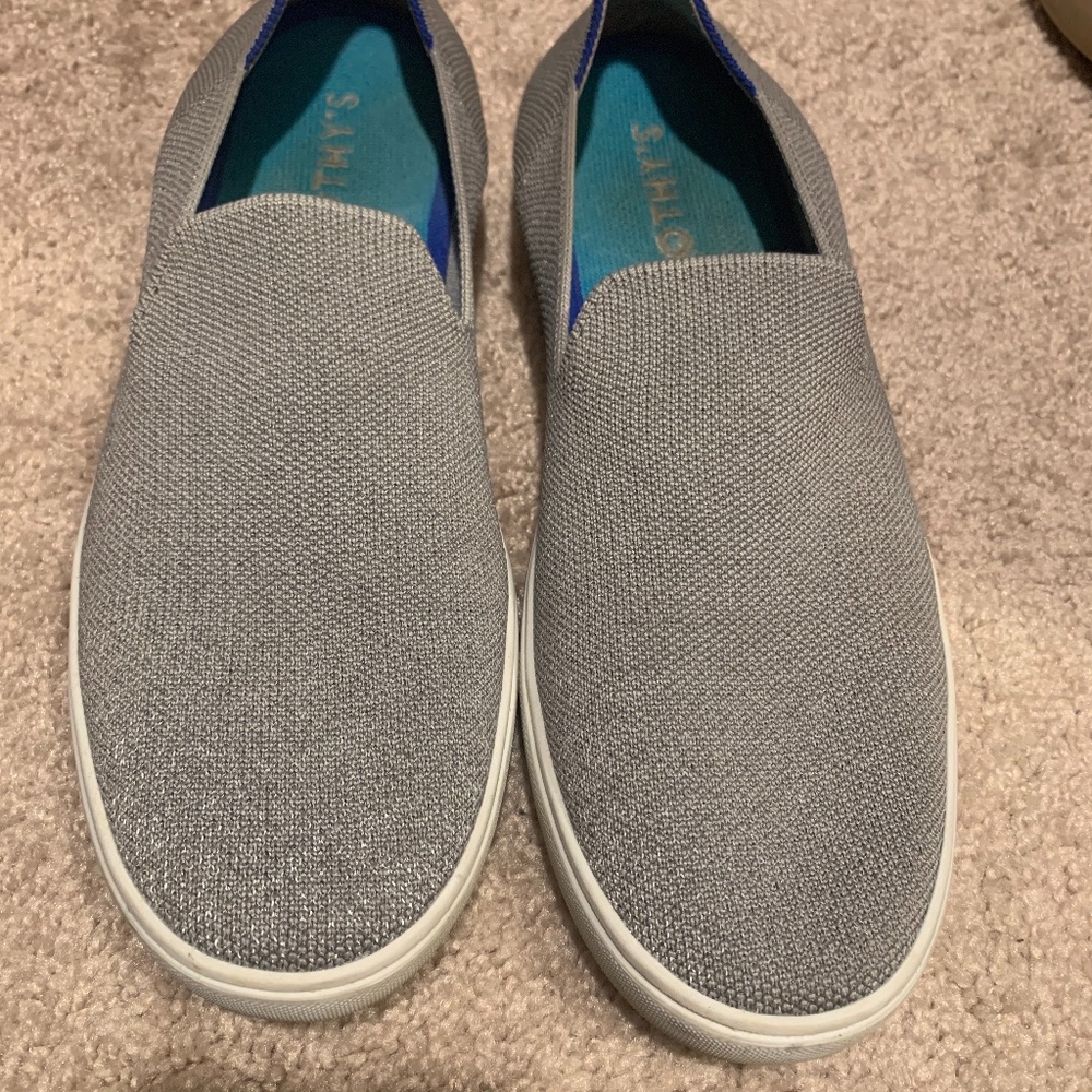 Rothy’s Special Release Iridescent gray sneakers size 11